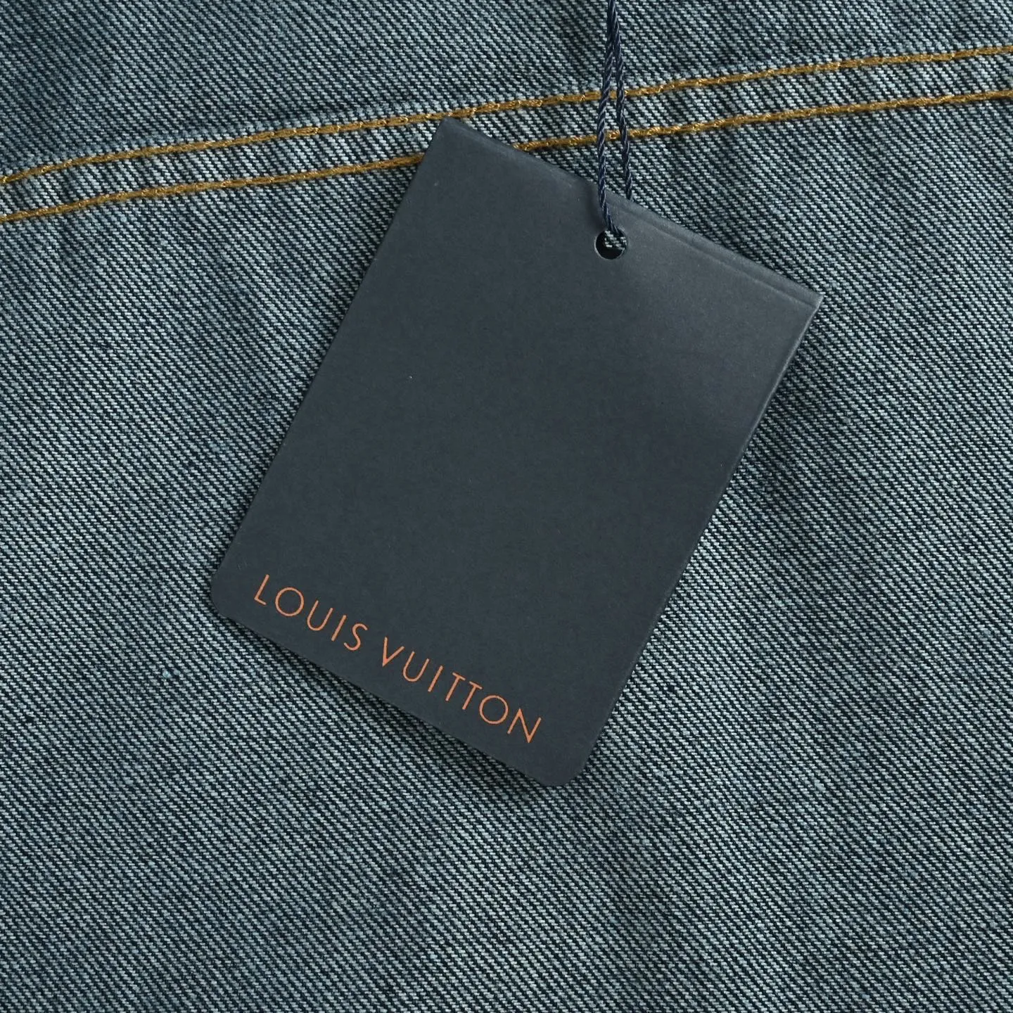 Louis Vuitton/Louis Vuitton old flower all over printed jacquard denim jacket